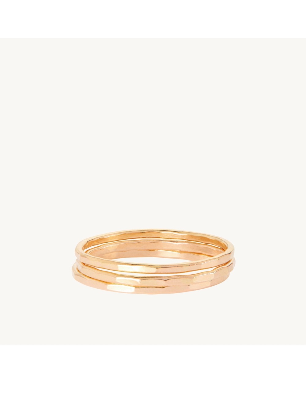 Catbird “Classic Hammered Gold Ring” Size 7